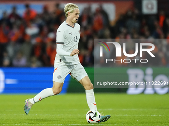 Stefan Teitur Thordarson Central Midfield of Iceland and Silkeborg IF during the international friendly match between Netherlands and Icelan...