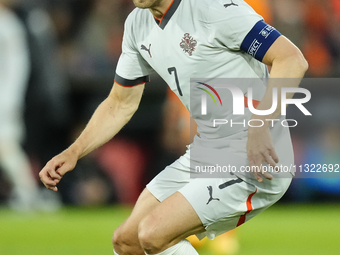 Johann Berg Gudmundsson Right Winger of Iceland and Burnley FC during the international friendly match between Netherlands and Iceland at De...