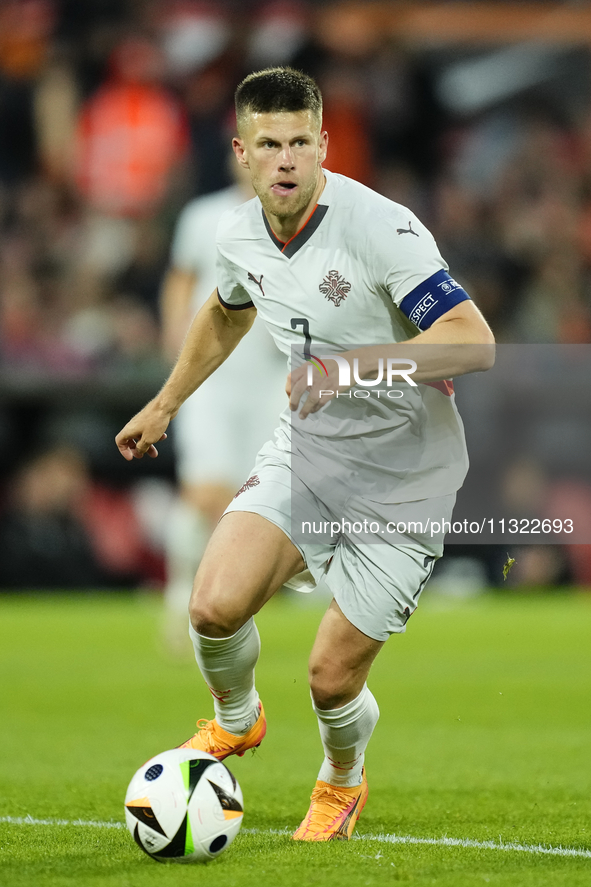 Johann Berg Gudmundsson Right Winger of Iceland and Burnley FC during the international friendly match between Netherlands and Iceland at De...