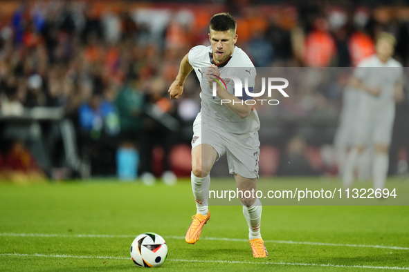 Johann Berg Gudmundsson Right Winger of Iceland and Burnley FC during the international friendly match between Netherlands and Iceland at De...