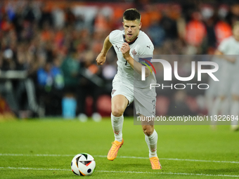 Johann Berg Gudmundsson Right Winger of Iceland and Burnley FC during the international friendly match between Netherlands and Iceland at De...