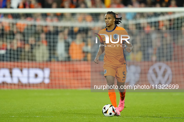 Nathan Ake Centre-Back of Netherland and Manchester City during the international friendly match between Netherlands and Iceland at De Kuip...