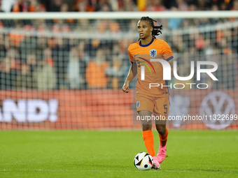 Nathan Ake Centre-Back of Netherland and Manchester City during the international friendly match between Netherlands and Iceland at De Kuip...