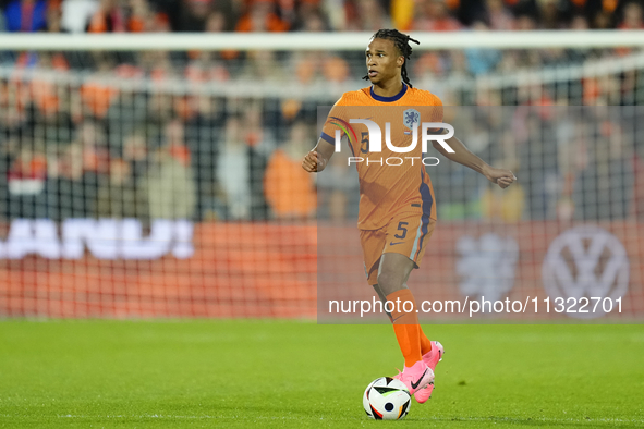 Nathan Ake Centre-Back of Netherland and Manchester City during the international friendly match between Netherlands and Iceland at De Kuip...