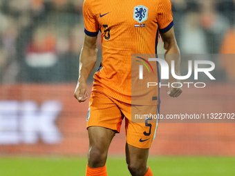 Nathan Ake Centre-Back of Netherland and Manchester City during the international friendly match between Netherlands and Iceland at De Kuip...