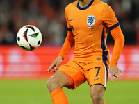 Xavi Simons Attacking Midfield of Netherland and RB Leipzig during the international friendly match between Netherlands and Iceland at De Ku...