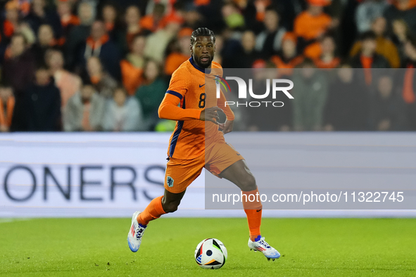 Georginio Wijnaldum Central Midfield of Netherland and Al-Ettifaq FC during the international friendly match between Netherlands and Iceland...