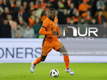 Georginio Wijnaldum Central Midfield of Netherland and Al-Ettifaq FC during the international friendly match between Netherlands and Iceland...