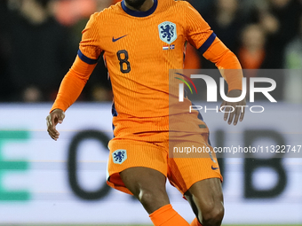 Georginio Wijnaldum Central Midfield of Netherland and Al-Ettifaq FC during the international friendly match between Netherlands and Iceland...