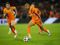 Donyell Malen Right Winger of Netherland and Borussia Dortmund in action during the international friendly match between Netherlands and Ice...