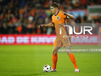 Micky van de Ven Centre-Back of Netherland and Tottenham Hotspur during the international friendly match between Netherlands and Iceland at...