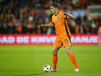 Micky van de Ven Centre-Back of Netherland and Tottenham Hotspur during the international friendly match between Netherlands and Iceland at...