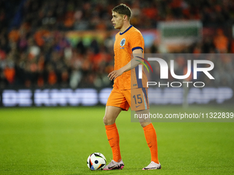 Micky van de Ven Centre-Back of Netherland and Tottenham Hotspur during the international friendly match between Netherlands and Iceland at...