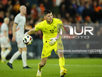 Hakon Rafn Valdimarsson Goalkeeper of Iceland and Brentford FC during the international friendly match between Netherlands and Iceland at De...