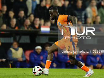 Jeremie Frimpong Right Midfield of Netherland and Bayer 04 Leverkusen during the international friendly match between Netherlands and Icelan...