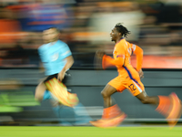 Jeremie Frimpong Right Midfield of Netherland and Bayer 04 Leverkusen during the international friendly match between Netherlands and Icelan...