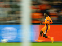 Jeremie Frimpong Right Midfield of Netherland and Bayer 04 Leverkusen during the international friendly match between Netherlands and Icelan...