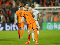 Wout Weghorst Centre-Forward of Netherland and TSG 1899 Hoffenheim celebrates after scoring his sides first goal during the international fr...