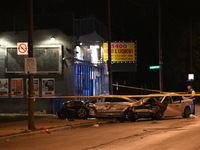 An unknown female is being found shot at the scene of a traffic collision in Chicago, Illinois, United States, on June 11, 2024. At approxim...