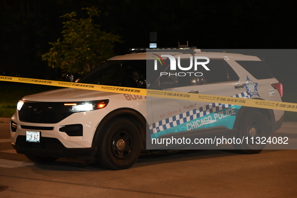 An unknown female is being found shot at the scene of a traffic collision in Chicago, Illinois, United States, on June 11, 2024. At approxim...