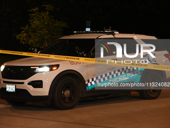 An unknown female is being found shot at the scene of a traffic collision in Chicago, Illinois, United States, on June 11, 2024. At approxim...