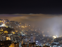 High temperatures and Saharan dust are affecting the weather in Greece. Heavy fog and Saharan dust covered the sky of Kavala, Greece, on Apr...