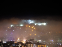 High temperatures and Saharan dust are affecting the weather in Greece. Heavy fog and Saharan dust covered the sky of Kavala, Greece, on Apr...