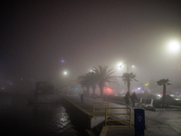 High temperatures and Saharan dust are affecting the weather in Greece. Heavy fog and Saharan dust covered the sky of Kavala, Greece, on Apr...