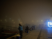 High temperatures and Saharan dust are affecting the weather in Greece. Heavy fog and Saharan dust covered the sky of Kavala, Greece, on Apr...