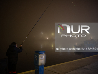 High temperatures and Saharan dust are affecting the weather in Greece. Heavy fog and Saharan dust covered the sky of Kavala, Greece, on Apr...