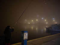 High temperatures and Saharan dust are affecting the weather in Greece. Heavy fog and Saharan dust covered the sky of Kavala, Greece, on Apr...