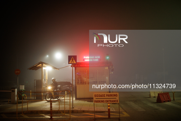 High temperatures and Saharan dust are affecting the weather in Greece. Heavy fog and Saharan dust covered the sky of Kavala, Greece, on Apr...