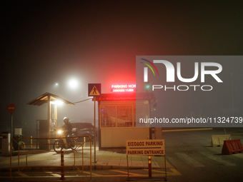 High temperatures and Saharan dust are affecting the weather in Greece. Heavy fog and Saharan dust covered the sky of Kavala, Greece, on Apr...