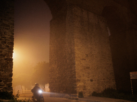 High temperatures and Saharan dust are affecting the weather in Greece. Heavy fog and Saharan dust covered the sky of Kavala, Greece, on Apr...