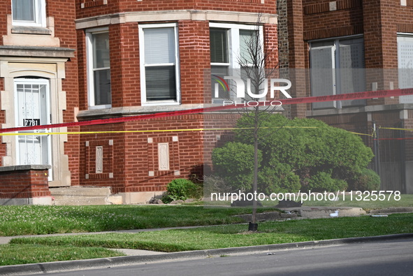 A 17-year-old male victim is being shot multiple times and is in critical condition in Chicago, Illinois, United States, on June 12, 2024. A...