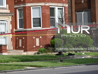 A 17-year-old male victim is being shot multiple times and is in critical condition in Chicago, Illinois, United States, on June 12, 2024. A...