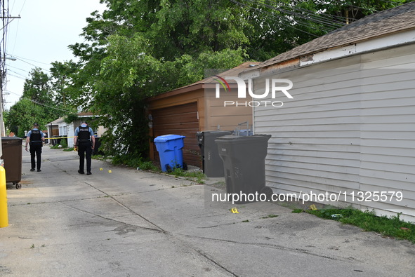 Shell casings are being discovered at the crime scene. A 17-year-old male victim is being shot multiple times and is in critical condition i...