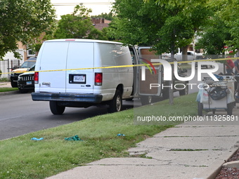 A 67-year-old male food vendor is being shot by two suspects in Chicago, Illinois, United States, on June 12, 2024. At approximately 7:37 p....