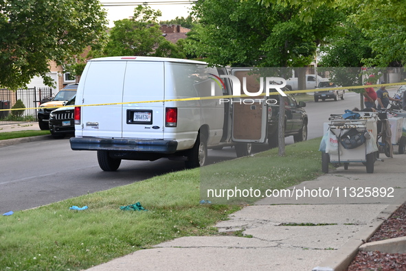 A 67-year-old male food vendor is being shot by two suspects in Chicago, Illinois, United States, on June 12, 2024. At approximately 7:37 p....