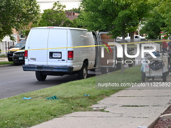 A 67-year-old male food vendor is being shot by two suspects in Chicago, Illinois, United States, on June 12, 2024. At approximately 7:37 p....