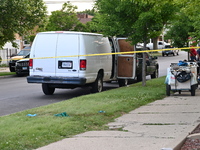 A 67-year-old male food vendor is being shot by two suspects in Chicago, Illinois, United States, on June 12, 2024. At approximately 7:37 p....