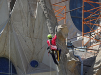 A crane is being installed in the Sagrada Familia to undertake the final works of the basilica. The 203-meter crane, of which there are only...