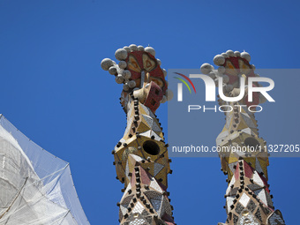 A crane is being installed in the Sagrada Familia to undertake the final works of the basilica. The 203-meter crane, of which there are only...