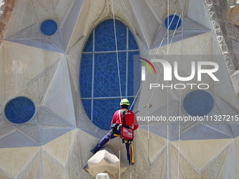 A crane is being installed in the Sagrada Familia to undertake the final works of the basilica. The 203-meter crane, of which there are only...