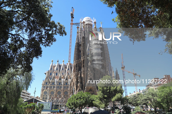 A crane is being installed in the Sagrada Familia to undertake the final works of the basilica. The 203-meter crane, of which there are only...