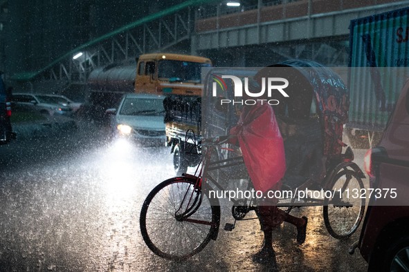 After days of intense heat, Dhaka city witnessed heavy rain and thunderstorms on Thursday, June 13, 2024. 