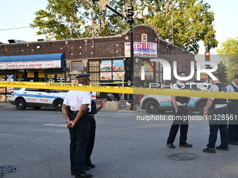 Chicago police are on the scene of a mass shooting that is leaving one person critically hurt and three other people wounded. The mass shoot...