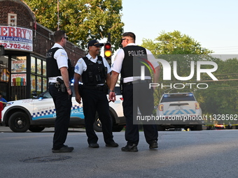 Chicago police are on the scene of a mass shooting that is leaving one person critically hurt and three other people wounded. The mass shoot...