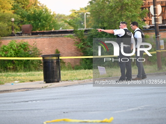 Chicago police are on the scene of a mass shooting that is leaving one person critically hurt and three other people wounded. The mass shoot...