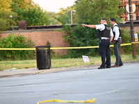 Chicago police are on the scene of a mass shooting that is leaving one person critically hurt and three other people wounded. The mass shoot...